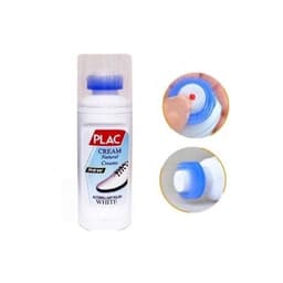 Chai Tẩy Trắng Giày Plac Có Đầu Chùi và Bịch 30 Khăn Lau Giày, Dép, Túi Xách (vàng). LMS 2