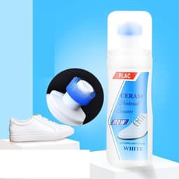 Chai Tẩy Trắng Giày Plac Có Đầu Chùi và Bịch 30 Khăn Lau Giày, Dép, Túi Xách (vàng). LMS 4