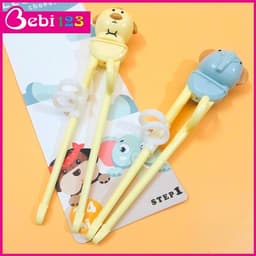 Đũa Tập Ăn Cho Bé (Mẫu Trơn). Đũa Tập Ăn Hình Thú Cho Bé 2