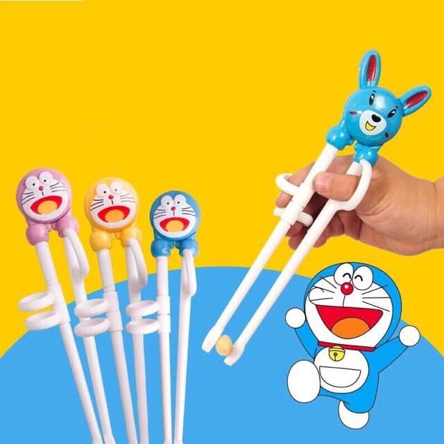 Đũa Tập Ăn Cho Bé (Mẫu Trơn). Đũa Tập Ăn Hình Thú Cho Bé
