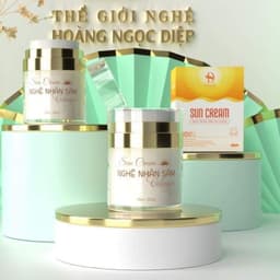 Kem chống nắng Sun Cream Nghệ, bảo vệ làn da, cân bằng độ pH, Ngăn chặn sự lão hoá  - Hoàng Ngọc Diệp 2