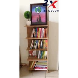 KỆ ĐỂ ĐỒ GÓC TƯỜNG- KỆ GÓC GỖ 5 TẦNG - 2X002 5