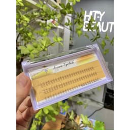 Hộp lông mi giả L-001 gân trong suốt tự nhiên mềm nhẹ cao cấp dành cho makeup cá nhân chuyên nghiệp - Hity Beauty 9