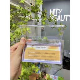 Hộp lông mi giả L-001 gân trong suốt tự nhiên mềm nhẹ cao cấp dành cho makeup cá nhân chuyên nghiệp - Hity Beauty 7
