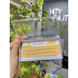 Hộp lông mi giả L-001 gân trong suốt tự nhiên mềm nhẹ cao cấp dành cho makeup cá nhân chuyên nghiệp - Hity Beauty 6