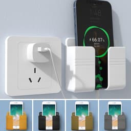 Kệ Dán Tường Để Remote, Đồ Dùng/ Giá Đỡ Sạc Điện Thoại combo 5 10 cái 9