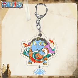 (mua 1 tặng 1) Móc khóa ONE PIECE ver TREO QUẠT Đảo hải tặc mica trong acrylic in hình anime chibi quà tặng độc đáo 6