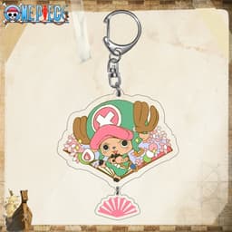 (mua 1 tặng 1) Móc khóa ONE PIECE ver TREO QUẠT Đảo hải tặc mica trong acrylic in hình anime chibi quà tặng độc đáo 4