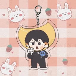 Mua 1 tặng 1 (TINH NGHỊCH) Móc khóa HAIKYUU!! Vua bóng chuyền in hình anime chibi mica trong acrylic quà tặng xinh xắn 8