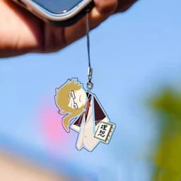 (mua 1 tặng 1) Móc dây treo điện thoại mica Bungou Stray Dogs ver TREO VÔ TRI hình in 2 mặt 6