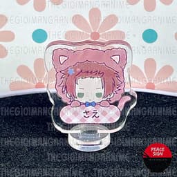 (mua 1 tặng 1) (3CM) Mô hình standee BLUE LOCK ver MŨ TAI MÈO mica chibi arcylic anime trưng bày xinh xắn 8