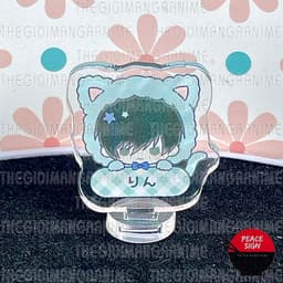 (mua 1 tặng 1) (3CM) Mô hình standee BLUE LOCK ver MŨ TAI MÈO mica chibi arcylic anime trưng bày xinh xắn 2