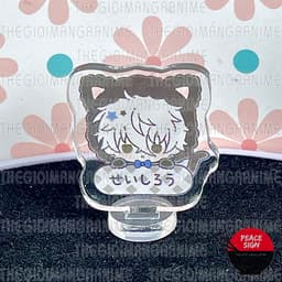 (mua 1 tặng 1) (3CM) Mô hình standee BLUE LOCK ver MŨ TAI MÈO mica chibi arcylic anime trưng bày xinh xắn 7