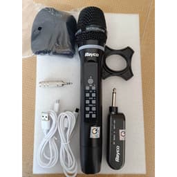 (Phù hợp với tất cả dòng loa và dàn âm thanh) Micro Karaoke Không Dây Đa Năng Rayco S-311B - Hàng chính hãng 4