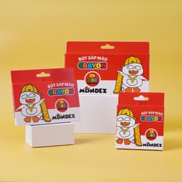 Bút Màu Cho Bé MONDEZ 12/18/24 Màu Tô Đều Và Mịn, Bộ Màu Sáp Bút Màu Tươi Sáng Chất Liệu Bám Giấy Tốt An Toàn M50004/5/6 8