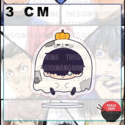(mua 1 tặng 1) (3cm) Mô hình standee BLUE LOCK ver HALLOWEEN in hình anime chibi mica trong acrylic quà tặng dễ thương 2