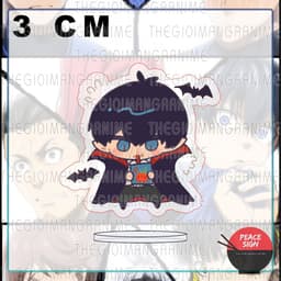 (mua 1 tặng 1) (3cm) Mô hình standee BLUE LOCK ver HALLOWEEN in hình anime chibi mica trong acrylic quà tặng dễ thương 3