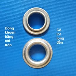 Cối đóng khuy bạt (khoen mắt cáo) Bộ cối khuôn dùng cho máy đóng thủ công Đóng bạt Không cần đục lỗ sẵn 6