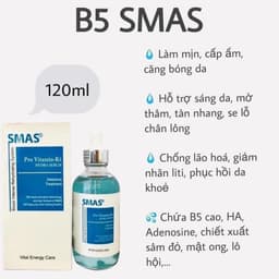 Tinh chất Smas B5 Serum Smas Pro Vitamin B5 Hydra Cấp Ẩm Phục Hồi Da 120ml 7