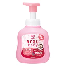 (Mẫu Mới) Bọt Tắm Gội, Sữa tắm cho bé Arau Baby Bình 450ml 3