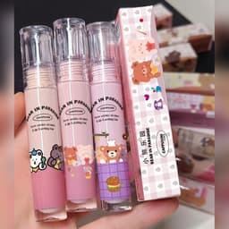 Son kem nhung lì bền màu CAPUVINI Little Bear Is Busy With Lip Cream 2