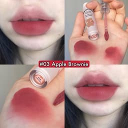 Son kem nhung lì bền màu CAPUVINI Little Bear Is Busy With Lip Cream 4