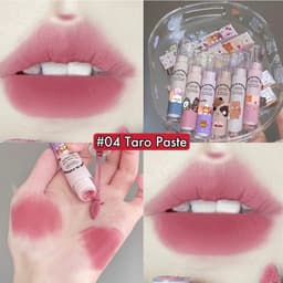 Son kem nhung lì bền màu CAPUVINI Little Bear Is Busy With Lip Cream 5