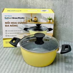 NỒI CHỐNG DÍNH VÂN ĐÁ 18CM GREEN COOK GCS226 - Nấu được tất cả các loại bếp | Giao màu ngẫu nhiên 4