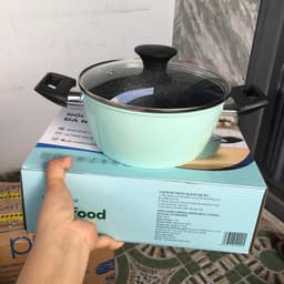 NỒI CHỐNG DÍNH VÂN ĐÁ 18CM GREEN COOK GCS226 - Nấu được tất cả các loại bếp | Giao màu ngẫu nhiên 6