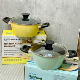 NỒI CHỐNG DÍNH VÂN ĐÁ 18CM GREEN COOK GCS226 - Nấu được tất cả các loại bếp | Giao màu ngẫu nhiên 2