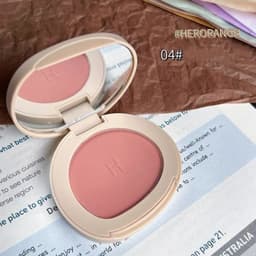 [XIXI] Bảng Phấn Má Hồng XIXI 4 Ô Nhũ Sáng Mắt Má Kèm Highlight Bắt Sáng XIXI Ice Cream Cool Tone 7