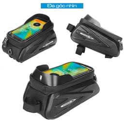 Túi xe đạp, túi treo sườn xe đạp bản nâng cấp dáng cứng cáp chống nước hiệu quả 07  TCB02 5