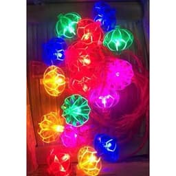 Dây Led Lồng Đèn 4M 16 bóng Đại nháy nhiều chế độ trang trí Tết [Phi bóng 3cm] 8