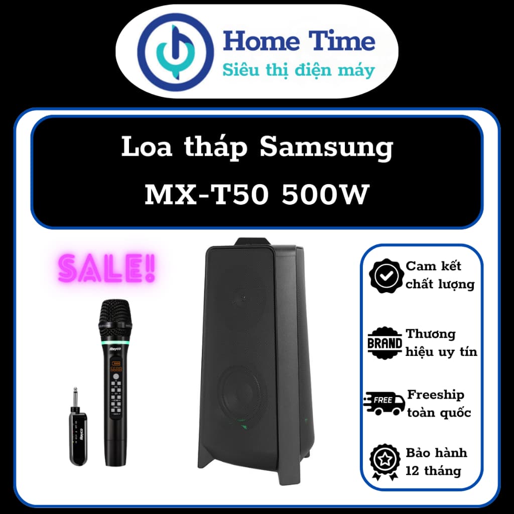 Loa tháp Samsung MX-T50 - Công suất 500W - Hàng chính hãng mới Full Box 100% - Có kích hoạt bảo hành điện tử
