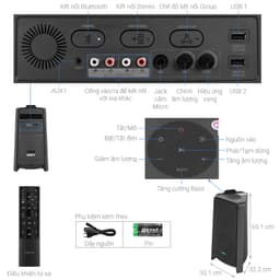 Loa tháp Samsung MX-T50 - Công suất 500W - Hàng chính hãng mới Full Box 100% - Có kích hoạt bảo hành điện tử 3