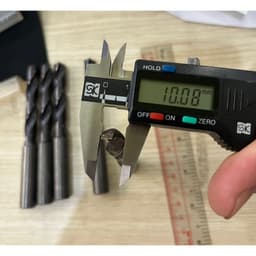 Mũi khoan hợp kim carbide chuyên dùng cho thép cứng thép đã tôi nhiệt luyện (65-70HRC) Size 10mm - Hàng Nhật bãi 2