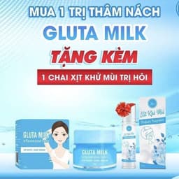 Kem thâm nách Gluta milk chính hãng 2