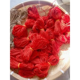 Dây đỏ 1mm, dây thừng 1mm làm handmade, decor, dây thừng treo giấy đỏ thư pháp 8