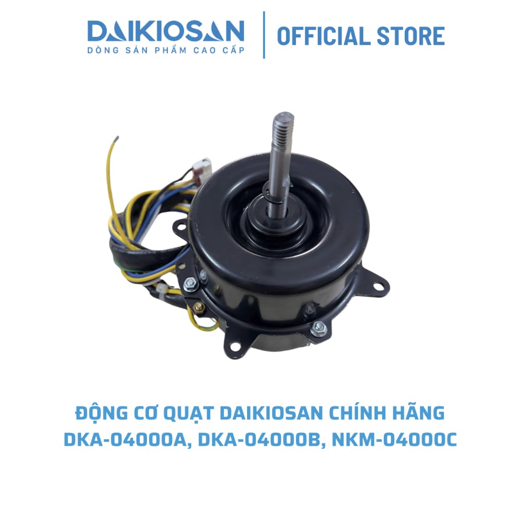 Động cơ máy làm mát Daikiosan DKA-04000A/B NKM-04000C công suất 100W Hàng Chính Hãng