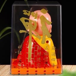 Tượng Chú Tiểu Gõ Mõ Tụng Kinh 3