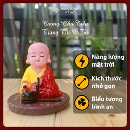 Tượng Chú Tiểu Gõ Mõ Tụng Kinh 6