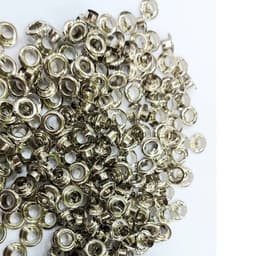 [SỈ] Khoen ore 5mm Khoen mắt cáo 5 ly Bằng INOX không gỉ Màu bạc sáng bóng Bịch lớn 1000 cái Mắt cáo bấm vải Phụ liệu 2