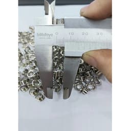 [SỈ] Khoen ore 4mm Khoen mắt cáo 4 ly Bằng INOX không gỉ Màu bạc sáng bóng Bịch lớn 1000 cái Mắt cáo bấm vải Phụ liệu 5