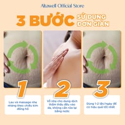 Khăn Y Tế Gừng Nghệ Altawell - Hỗ Trợ Làm Sạch Khử Mùi Giữ Ấm, Dùng Được Cho Mẹ Bầu, Mẹ Sau Sinh 6