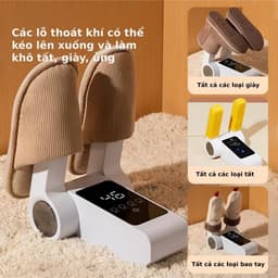 Máy Sấy Giày HALIWAY Cao Cấp Có Tia Cực Tím Khử Mùi 5