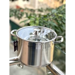 Bộ nồi inox bộ nồi 3 món Gume GMP19 size 18 20 28cm đáy từ cao cấp đáy 5 lớp bảo hành 5 năm 4