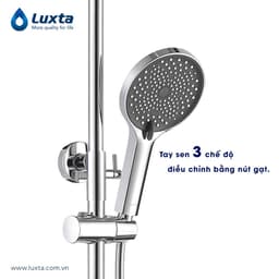 Vòi sen tắm cao cấp nhựa ABS mạ chrome 3 chế độ LUXTA TN27 thiết kế hoàn mỹ hiệu suất tối ưu -phụ kiện phòng tắm AP HOME 5