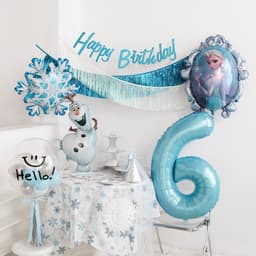 Bóng Số Tuổi Màu Xanh Baby Size To 80cm Trang Trí Sinh Nhật 2