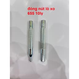 Dụng cụ đóng nút bóp (nút lò xo) Mã nút 655 Size 10mm (nút bấm 4 thành phần) gồm 2 cây tán 1