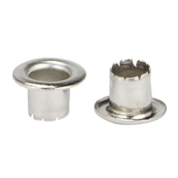Khoen ore mắt cáo CHẺ CHÂN bằng SẮT Size 4mm,4.5mm,5mm,6mm Dùng cho kìm bấm bạt,túi giấy Túi 100 cái Không Có long đền 2